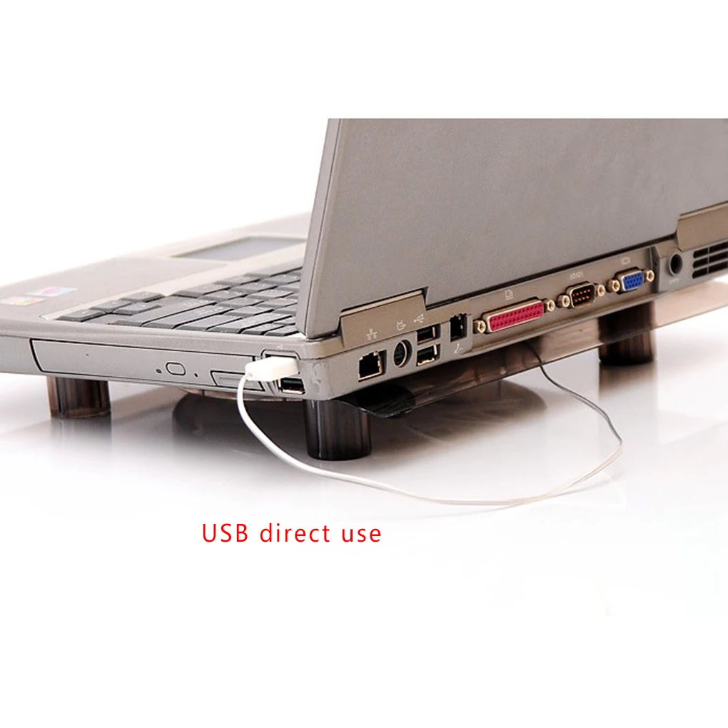 Usb вентилятор для ноутбука синяя светодиодная подсветка радиатора подставка