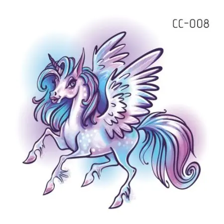 CC-008 Rocooart стеклянные татуировки для собак, милые животные, Временные татуировки, наклейки для боди-арта, акварельные татуировки, водонепроницаемые тату для рук - Цвет: CC-008