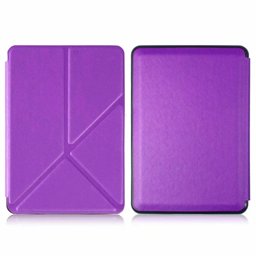 Чехол-подставка из искусственной кожи для Amazon kindle Paperwhite 4 6 '' Release E-reader Обложка для kindle paperwhite 4 10-го поколения - Цвет: Фиолетовый