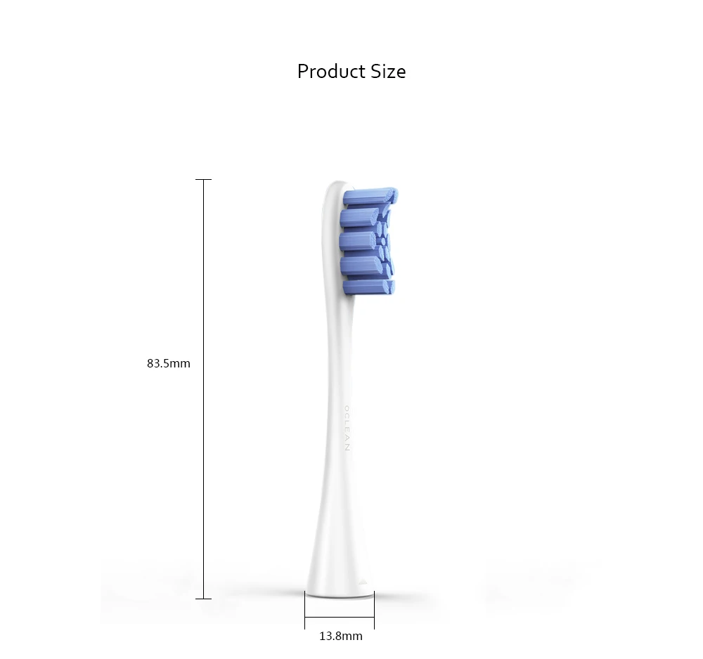 Oclean One/SE 2 шт сменные насадки для щеток высокой плотности блестящие насадки для посадки для электрической звуковой зубной щетки