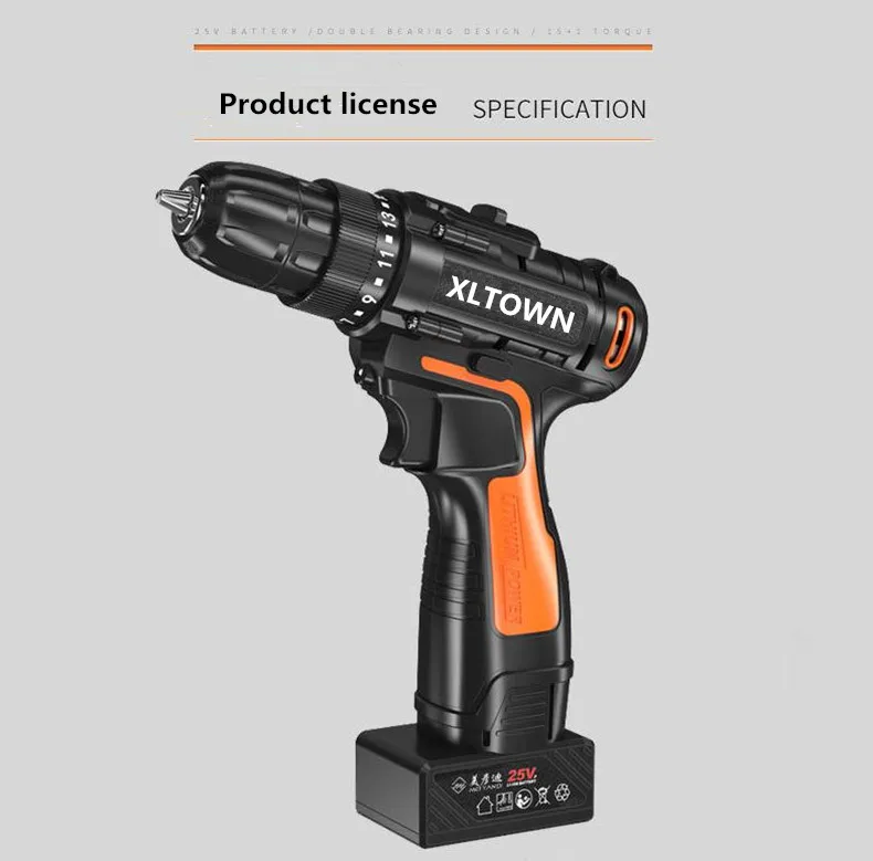 XLTOWN 25 v электрическая отвертка многофункциональная перезаряжаемая литиевая