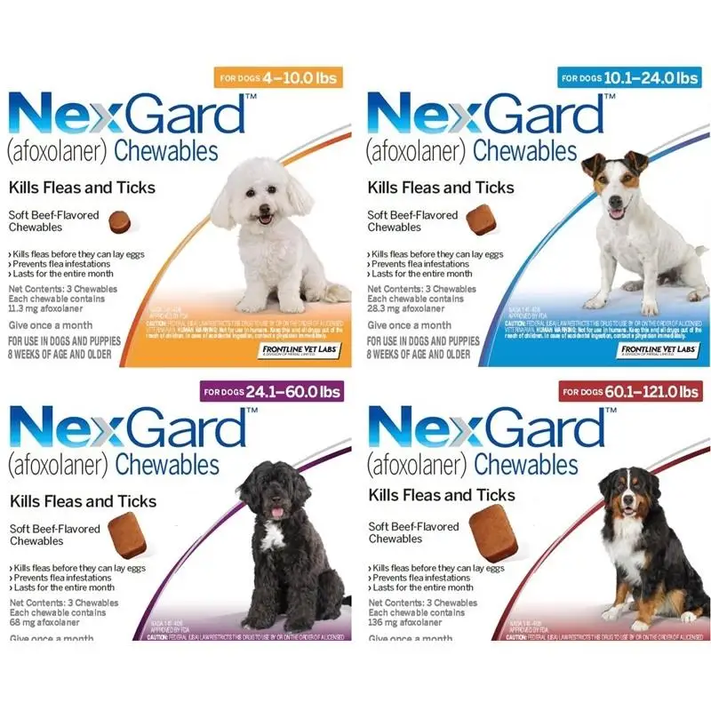NexGard жевательные Планшеты блохи& Tick оральный уход