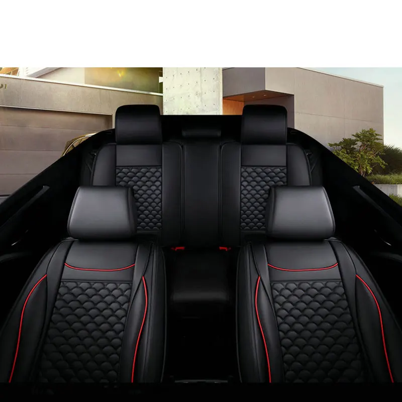 Кожаные Защитные чехлы на сиденье автомобиля авто подушка сиденья для skoda fabia 1 2 3