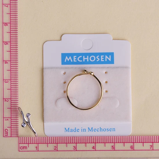 Blucome Двойные Круглые Круги Тонкие Кольца Для Женщины Мужчина Позолоченный CZ