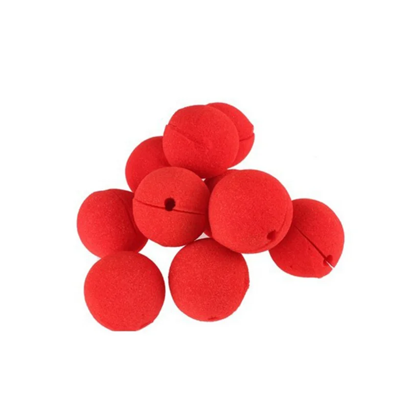 QuickDone 10 шт./партия красный нос цирковой клоуна товары для карнавальных вечеринок