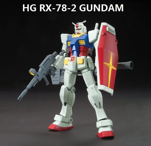 Японский Bandai HG 1/144 воина гундама модель RX-78-2 готов Pleayer одному мобильному костюм