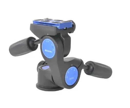 Benro HD1A HD2A HD3A 3-полосная головка трипода с пластиной быстрого крепления для камеры - Цвет: HD3A
