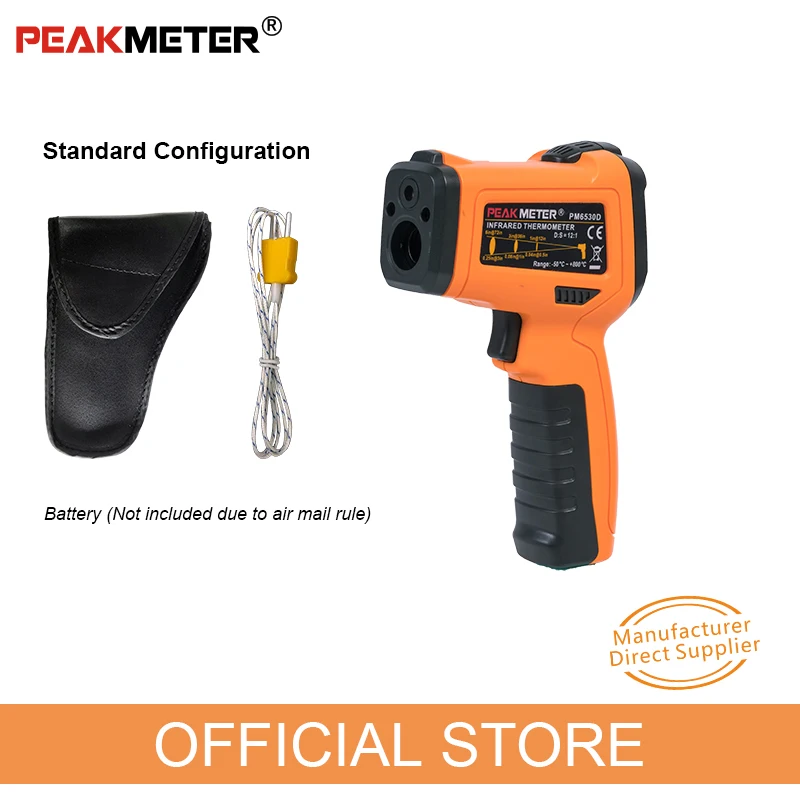 PM6530D Digital Laser Infrared Thermometer Hygrometer K-type UV Light Electronic Temperature Sensor Humidity Meter Pyrometer | Электроника