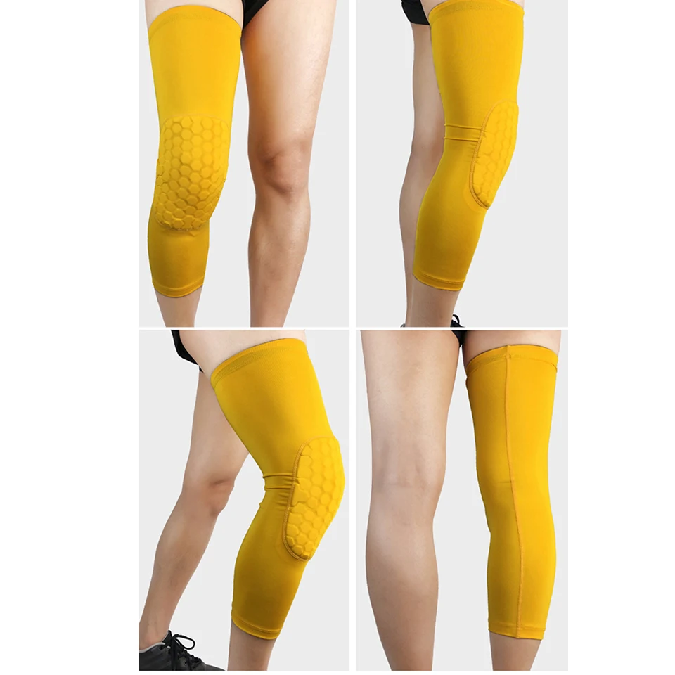 Баскетбольный наколенник дышащий 1 шт. соты бампер эластичные спортивные