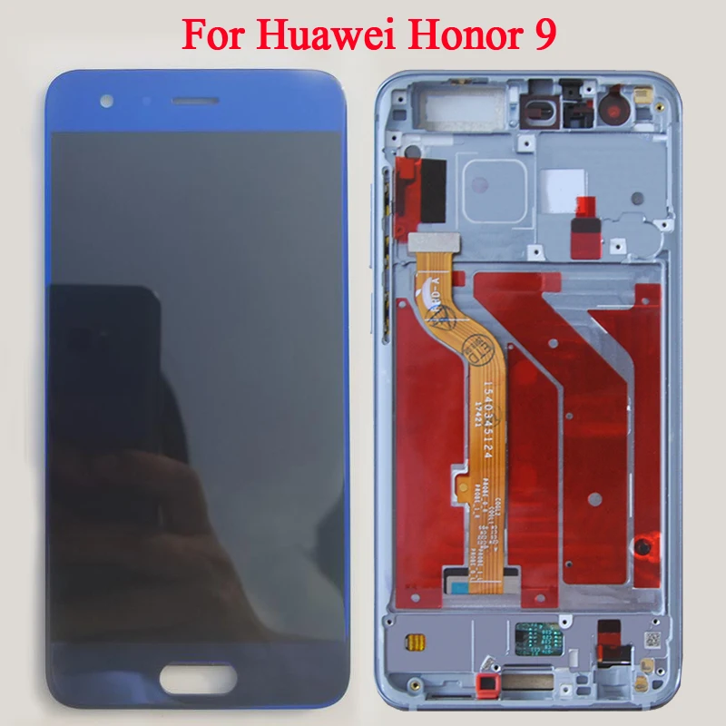 Для Huawei Honor 9 STF L09 AL10 AL00 TL10 ЖК дисплей 100% тестирование Дисплей + Сенсорный экран