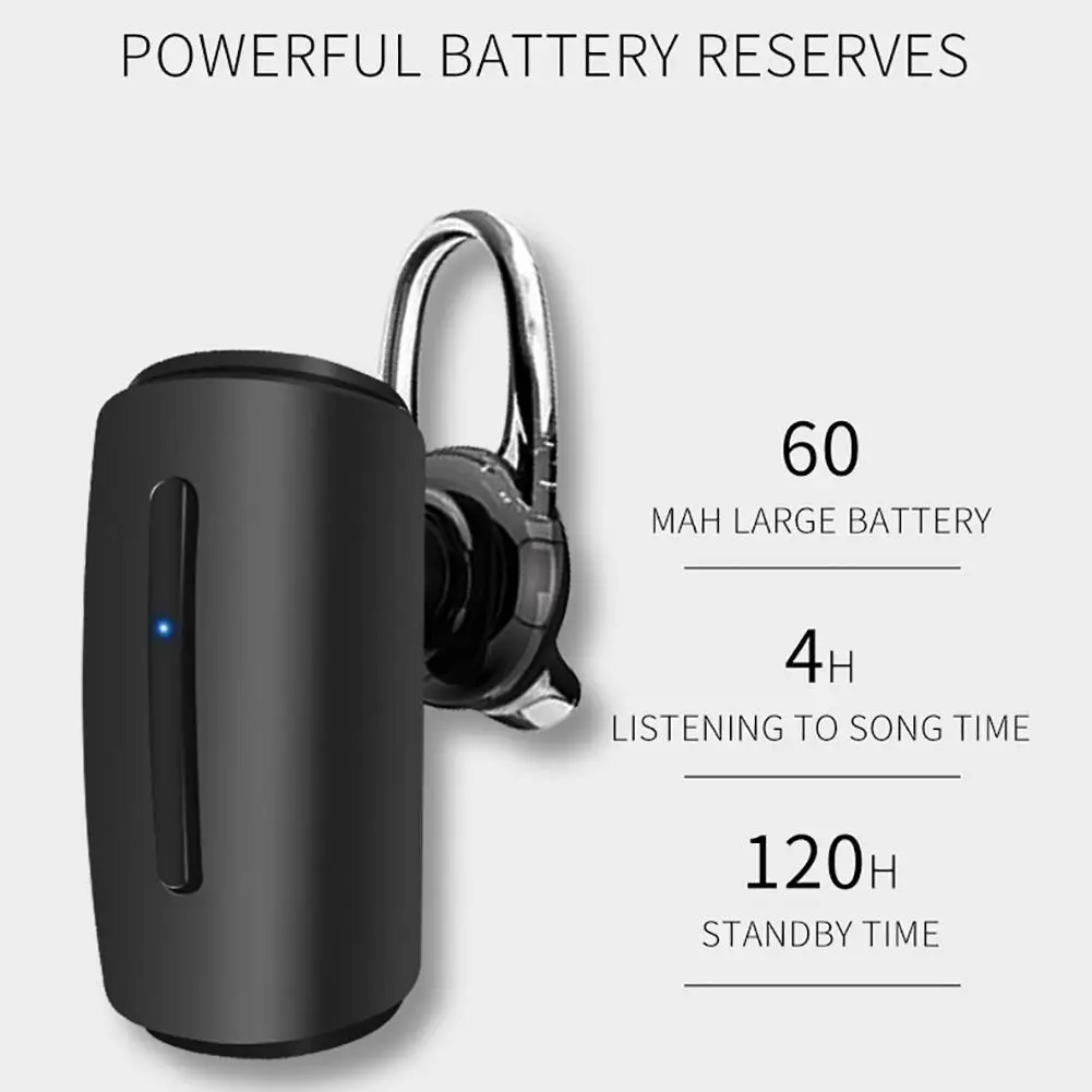 TWS Bluetooth 5 0 стерео наушники с одним ухом Беспроводная Спортивная гарнитура