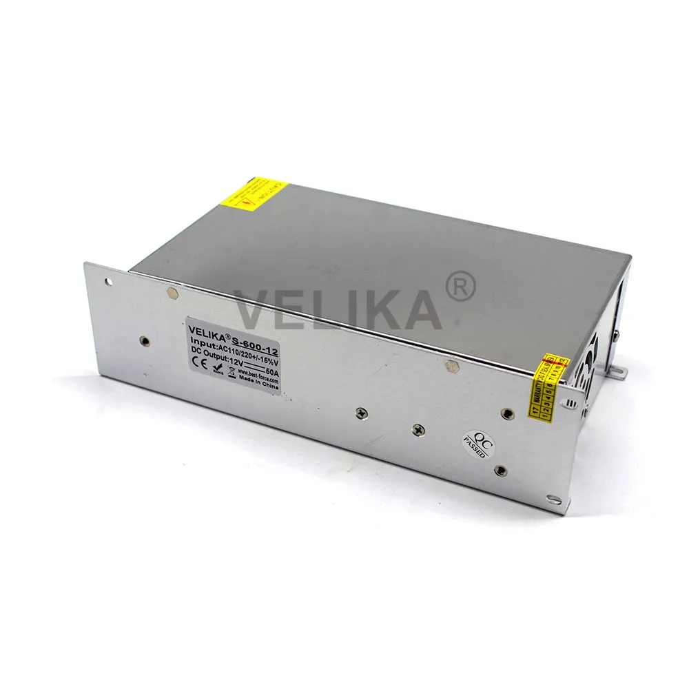 Одиночный выход новая модель DC 12V 50A 600W Драйвер импульсного источника питания для
