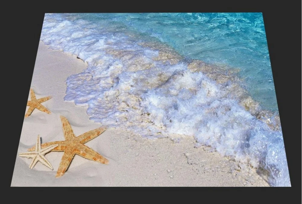 Бесплатная доставка 3d наклейка на стену заказ водостойкая с изображением песка