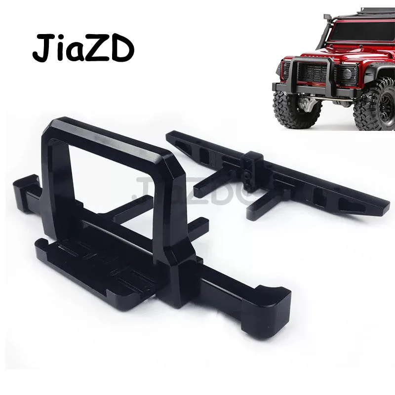 RC автомобиль передний задний бампер Bull БАР для Trx4 TRX-4 Land Rover пульт дистанционного управления металлическая гусеничная цепь обновленная часть для радиоуправляемой модели автомобиля