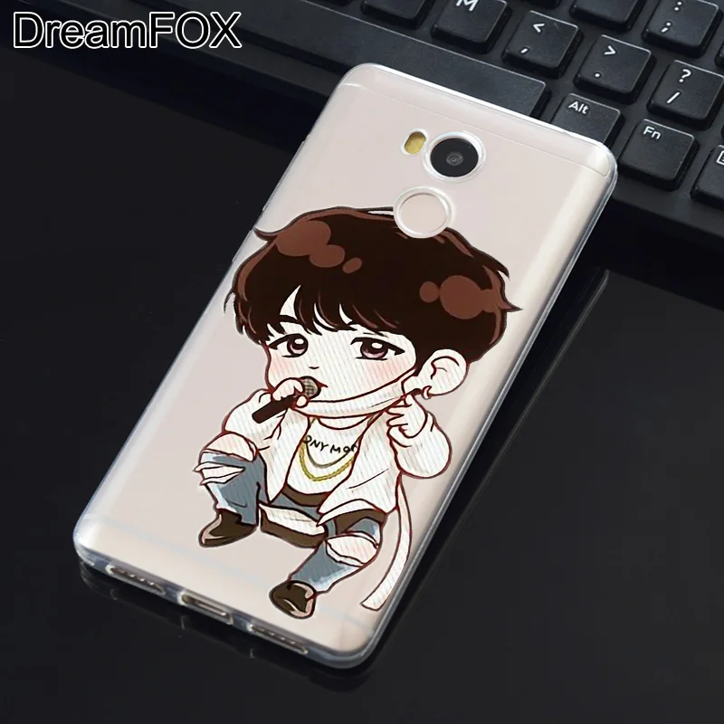 DREAMFOX M149 Tbs маленький персонаж Мягкий ТПУ силиконовый чехол для Xiaomi Redmi Note 3 4 4X5 5A 6 7