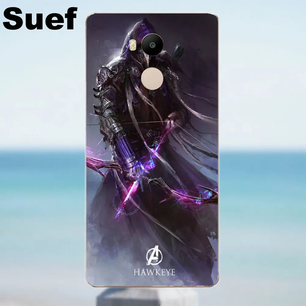 Suef Мстители Возраст Ultron ТПУ индивидуальный дизайн для Xiaomi Redmi 4 3 3S Pro Mi3 Mi4 Mi4i Mi4C Mi5