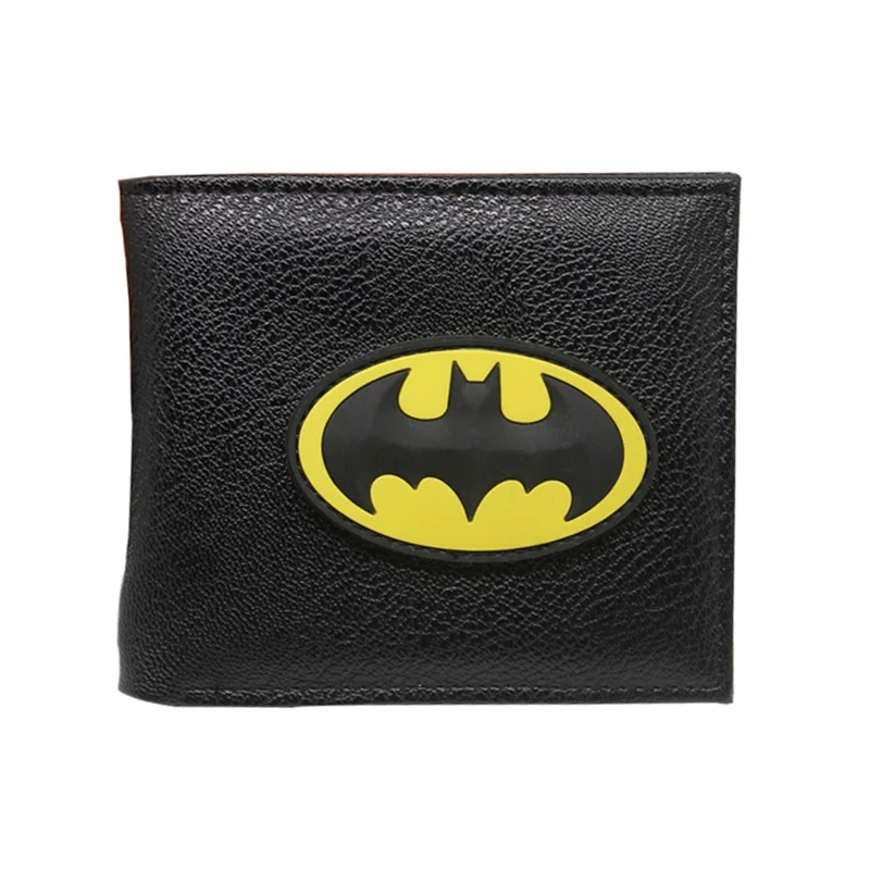 DC Marvel Comics мужской кошелек из ПВХ 3,45 дюймов, сумки для долларов, Бэтмен, аниме, принты, держатель для карт, кошелек, кожа, черные кошельки, billeteras - Цвет: 31