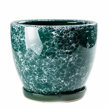 Китайский стиль керамические цветочные горшки креативный мясистый бонсай зеленый Растительный горшок домашний комнатный цветочный горшок