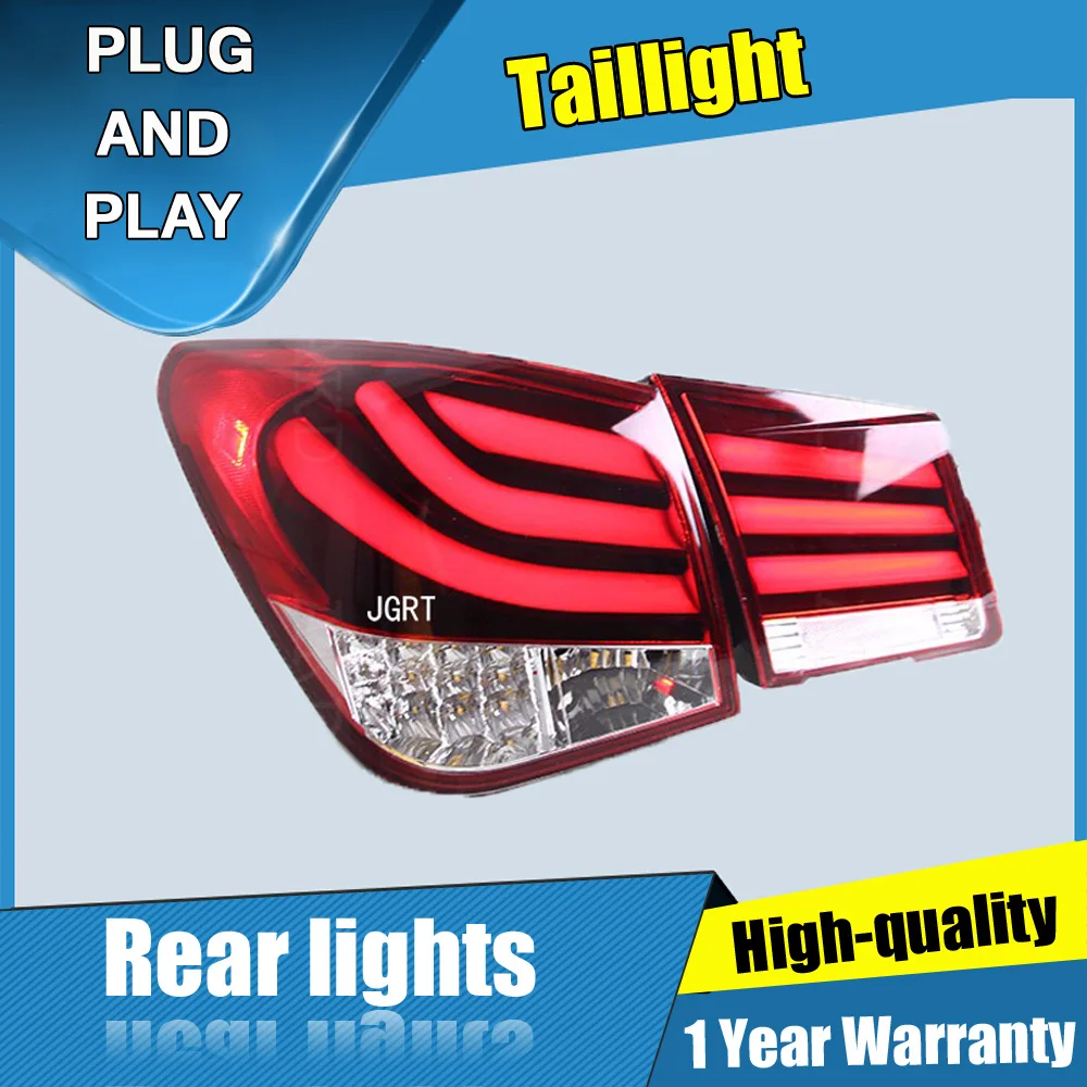 

4PCS Car Styling for Chevrolet Cruze Taillights 2009-2015 for Cruze LED Tail Lamp+Turn Signal+Brake+Reverse LED light
