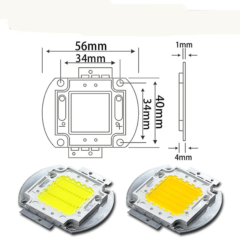 Высокомощный светодиодный чип SMD 20 Вт 32 Вт 48 Вт белый RGB 3200 K 6500 K лампа яркость свет бусины диод встроенный источник света