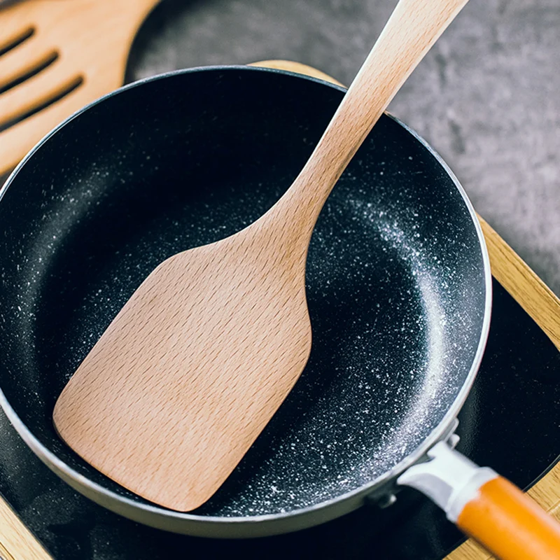 1 шт. кухонная лопатка с длинной ручкой и антипригарным покрытием|Набор посуды| |