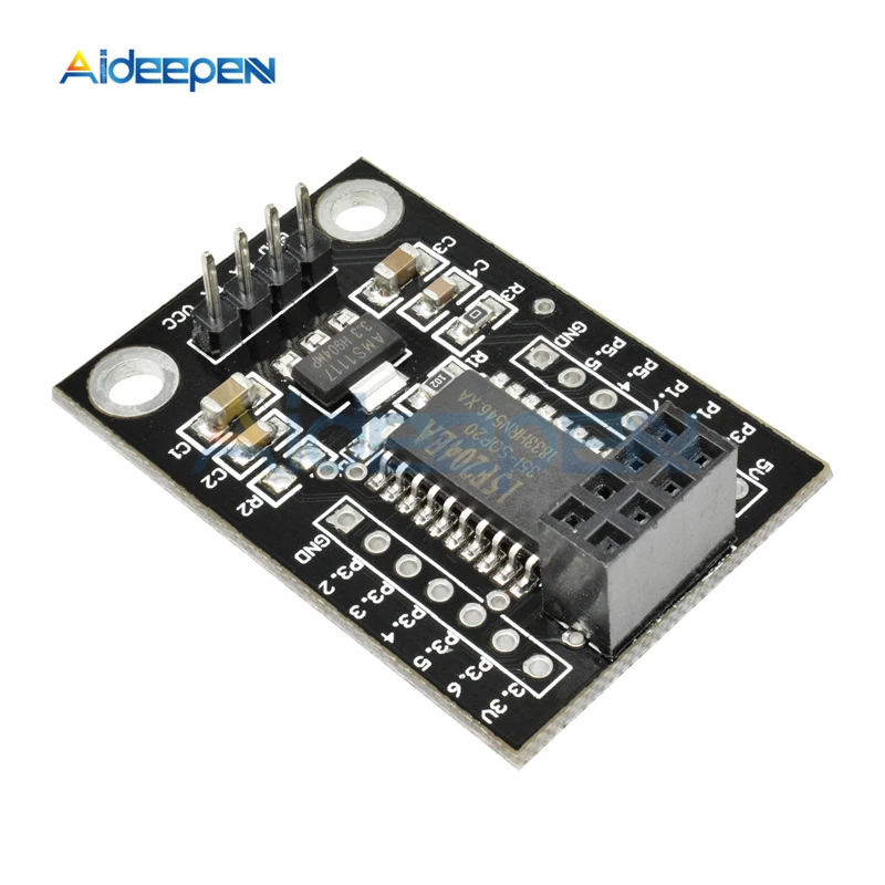 Плата разработки STC15F204 NRF24L01 интерфейс UART плата беспроводного драйвера STC15F204EA