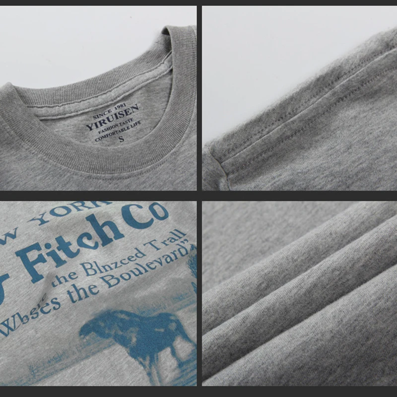 Лето 2017 г. модные Для мужчин футболка Повседневное лоскутное короткий рукав