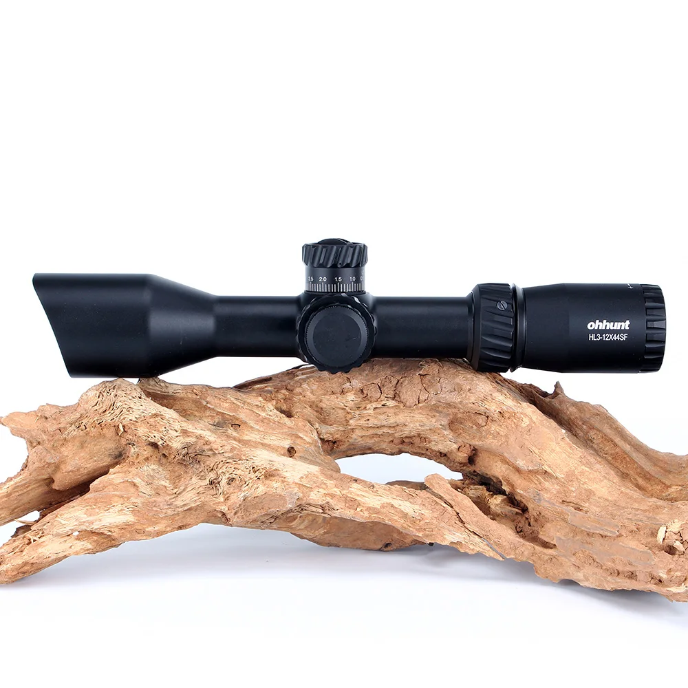 Ohhunt HL 3-12X44 SF тактический оптический прицел стеклянный гравированный охотничий прицел RGB llluminate Боковая регулировка параллакса прицел