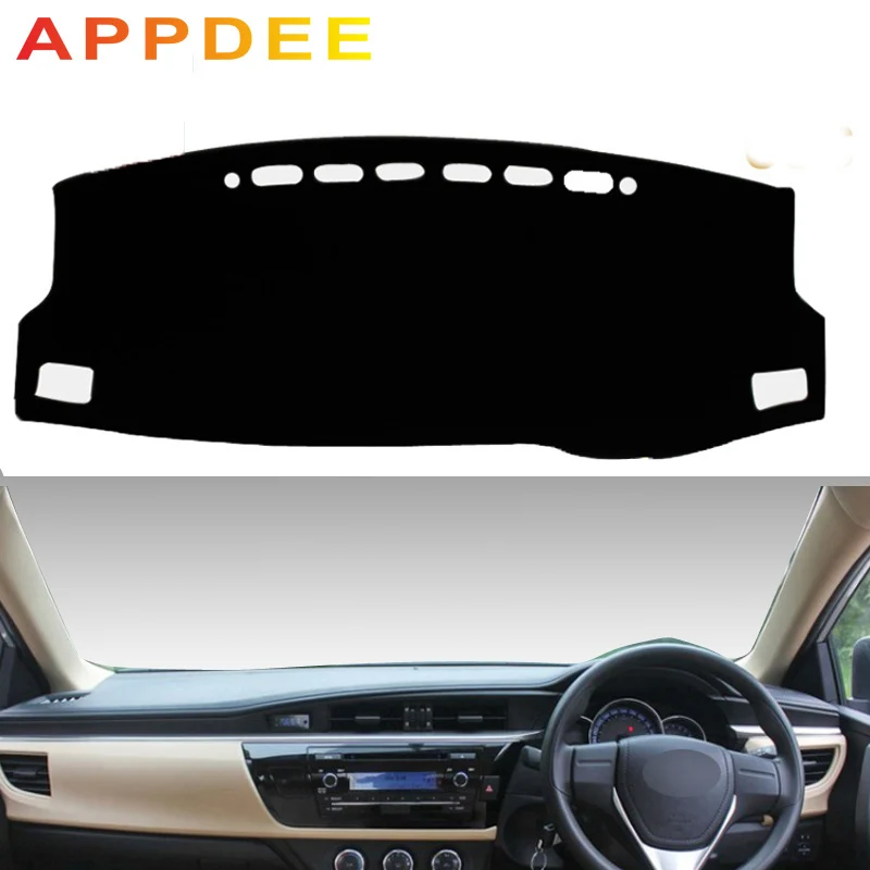 APPDEE для Toyota Corolla Axio altis Fielder 2013, чехлы для стайлинга автомобилей, коврик для приборной панели, солнцезащитный козырек, крышка для приборной панели
