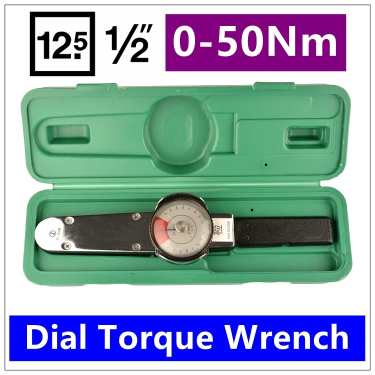 MXITA Dial torque spanner High-precision pointer wrench 1/2 0-50Nm hand tools | Инструменты