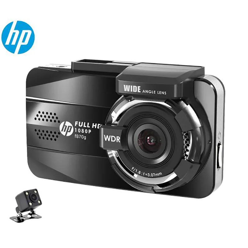 Автомобильный видеорегистратор HP f870g Starlight с ночным видением высокое разрешение