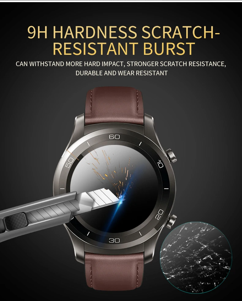 2 шт. пленка из закаленного стекла для huawei watch gt glass для huawei watch 2/2pro honor watch dream/watch magic 9H закаленное стекло