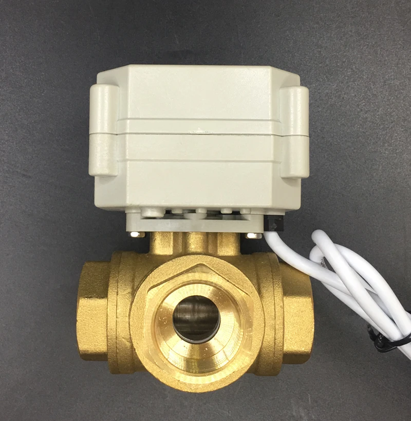 TF20 BH3 C Brass DN20 3 Way T/L тип Горизонтальное отключение возврат 3/4 '' электрический