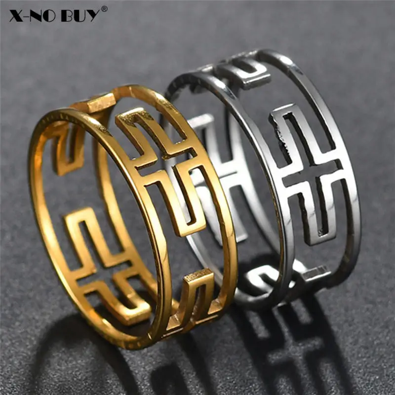 Новое кольцо из титанового Креста для христианских женщин и мужчин