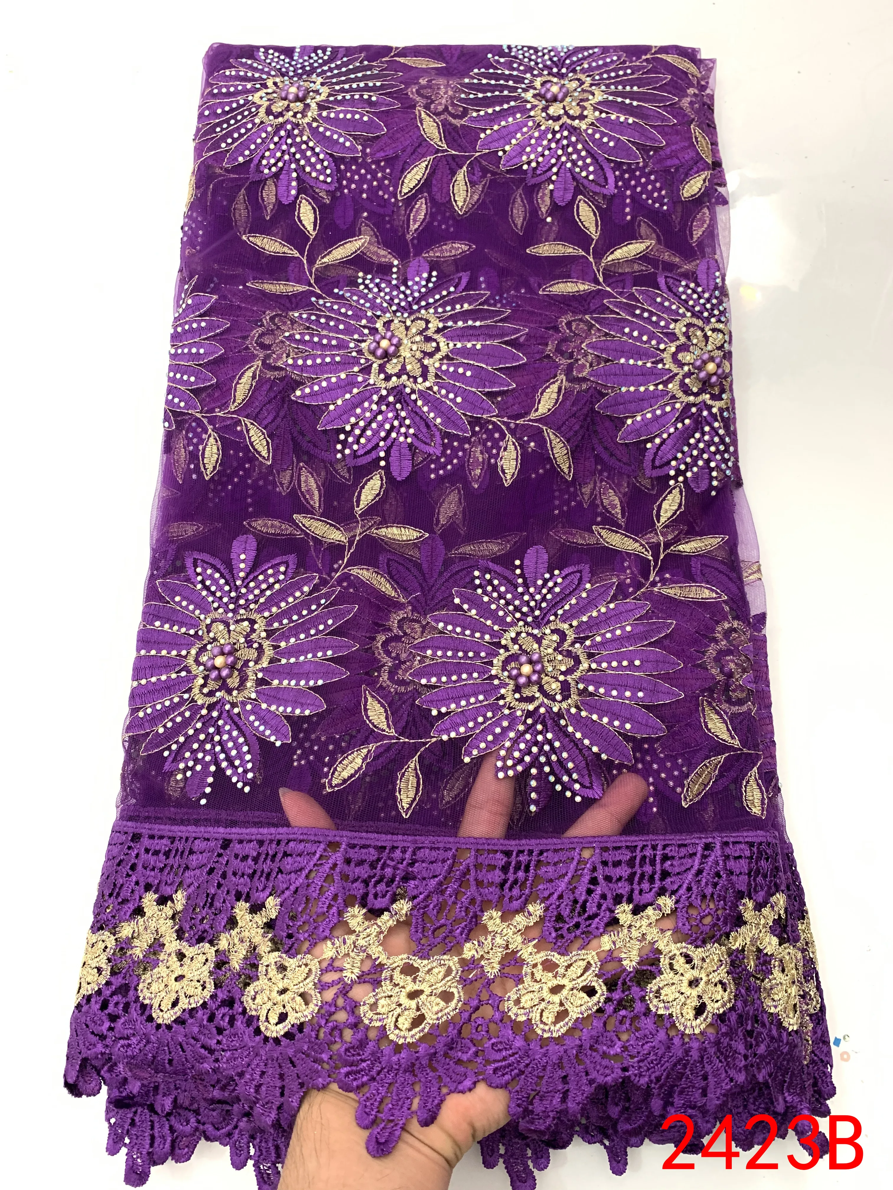 Нигерийские кружевные ткани высокого качества 2019 африканская вышитая кружевная