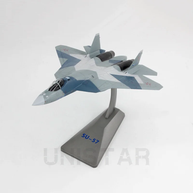 1:72 литые игрушки SU57 T50 реактивный самолет русский детская игрушка оригинальный