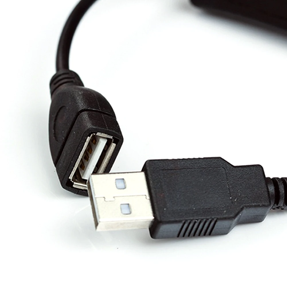 USB кабель, новинка, 28 см, USB 2,0 A, папа-Мама, удлинитель, черный кабель с переключателем, ВКЛ-ВЫКЛ, кабель#2