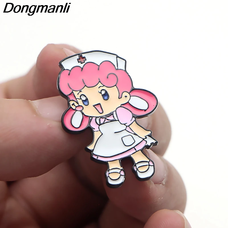 P3585 Dongmanli сестра Джой металлические значки с логотипом и броши для женщин модные