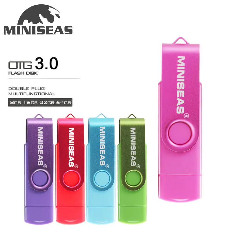 Miniseas флеш-накопитель USB 3 0 OTG для телефона Android высокоскоростная карта памяти Флеш