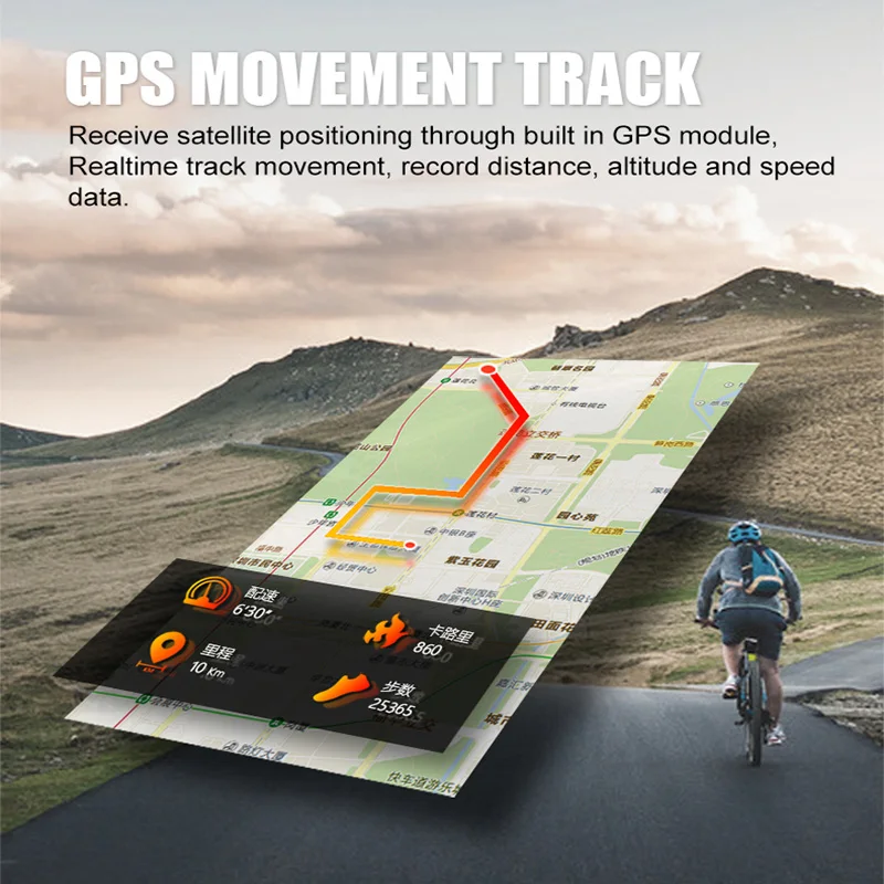 GPS спортивный умный Браслет P5 Plus профессиональный наружный браслет монитор