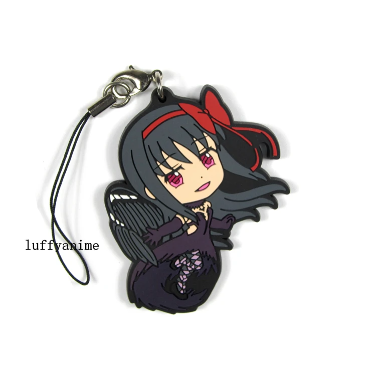Puella Magi Madoka Magica резиновая подвеска талисман Канамэ мадоки Обувь в момое Nagisa Akemi Homura