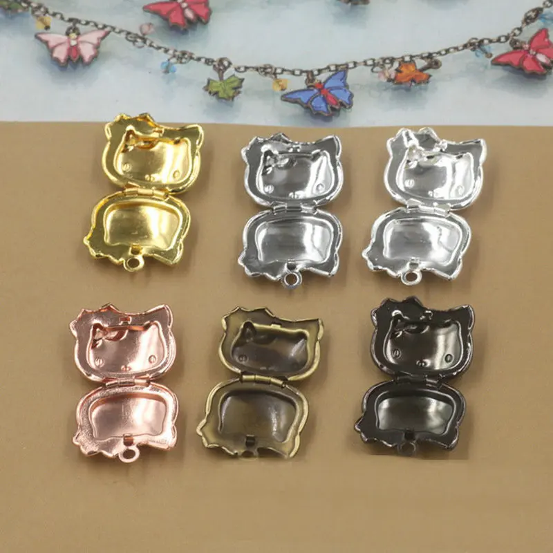 SONGLONG Small Phase box Necklaces for Women/Girl Allah Pendant Gold Color Muslim Islamic Jewelry Gift Can open the Photo Box | Украшения и