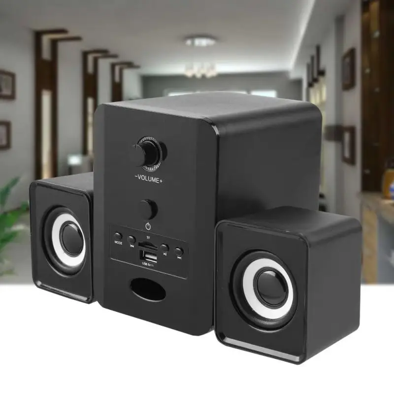 SADA D-230 беспроводной Bluetooth 2,1 динамик мини стерео Колонка настольный компьютер Bluetooth динамик TF/U диск fm-радио музыкальный плеер