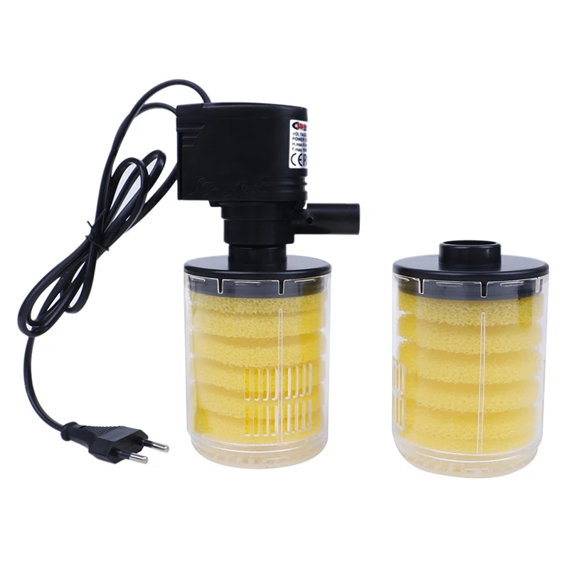 New 12W Aquarium Filter Air Increase Submersible Water Internal Pump For Fish Tank | Дом и сад