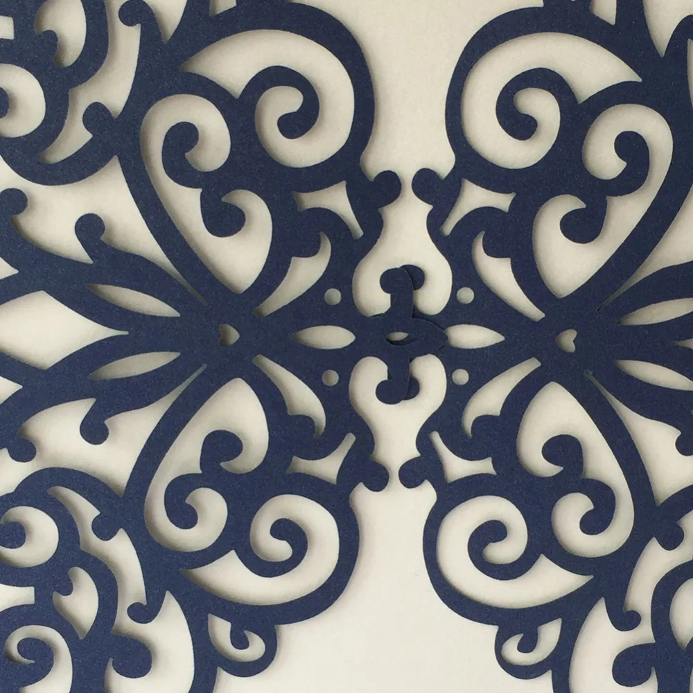 50 шт./лот г/кв. М жемчужная бумага с лазерной резкой кружевные дизайнерские