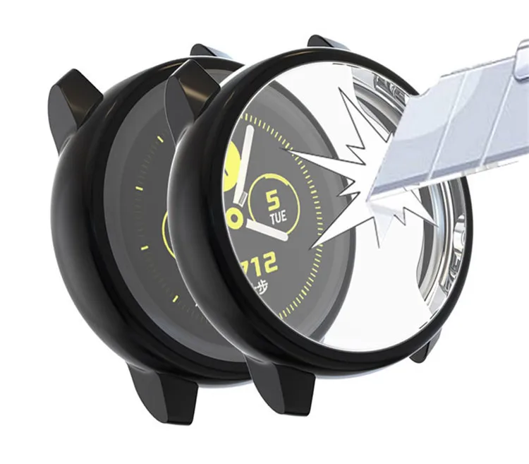 Чехол для galaxy watch active для samsung galaxy watch active 40 мм Active 2 40 мм 44 мм, защитный чехол для экрана с полным покрытием