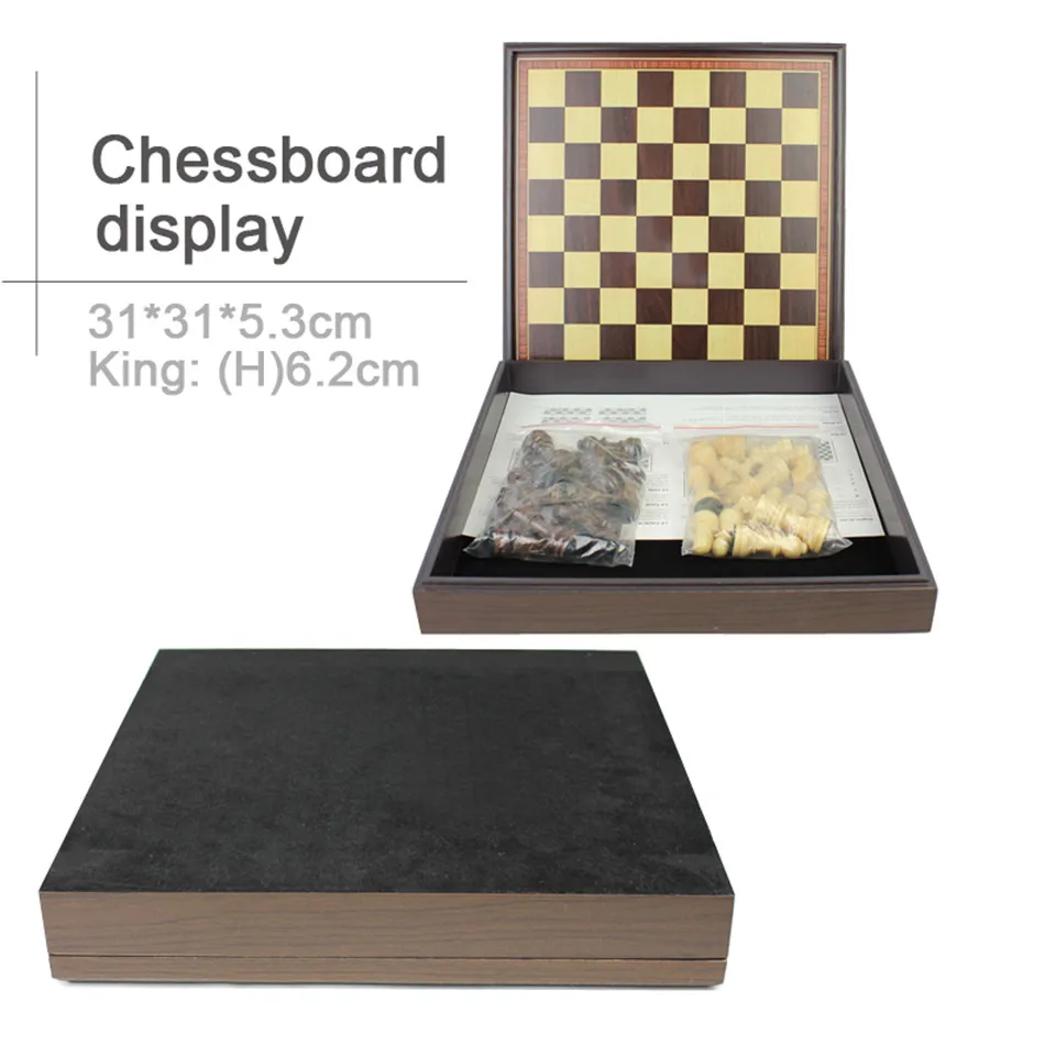 BSTFAMLY деревянная шахматная игра по международным шахматам 31*31*5 3 см коробка доска