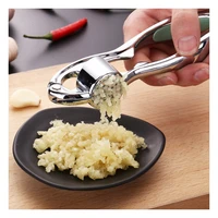 1pcs stainless steel pressure garlic multifunctional device zinc alloy clip hand mashed garlic press 3 color options