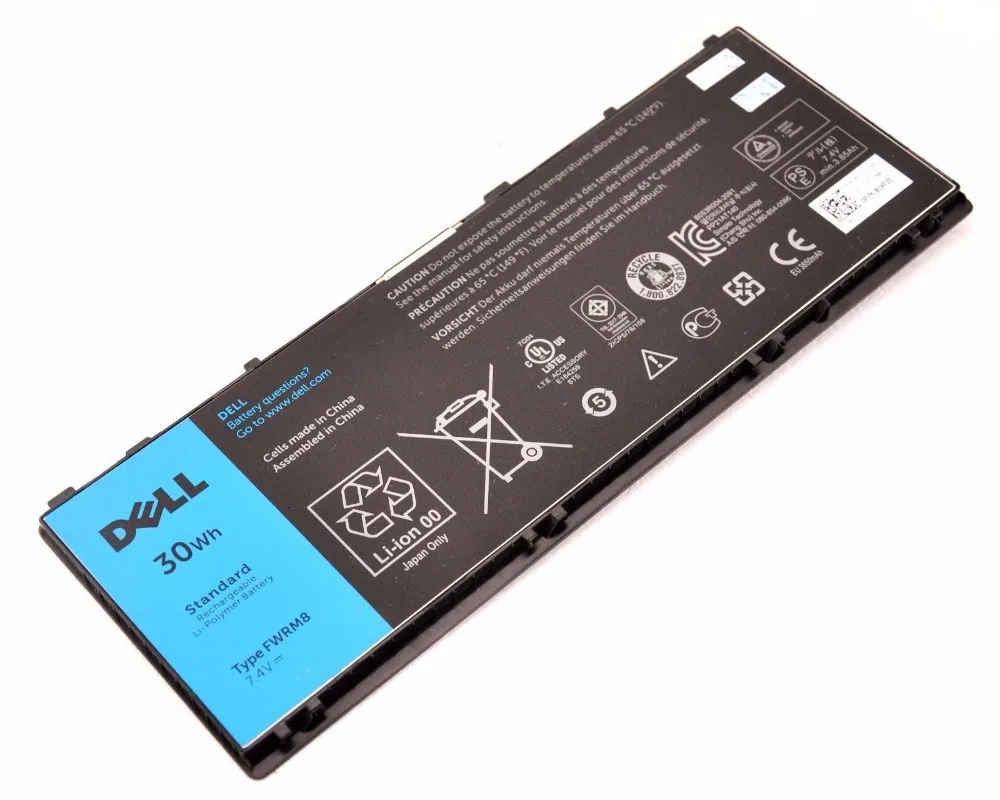 Новая настоящая аккумуляторная батарея для ноутбука Dell Latitude 10 ST2 ST2e Tablet series 7 4 V 60WH