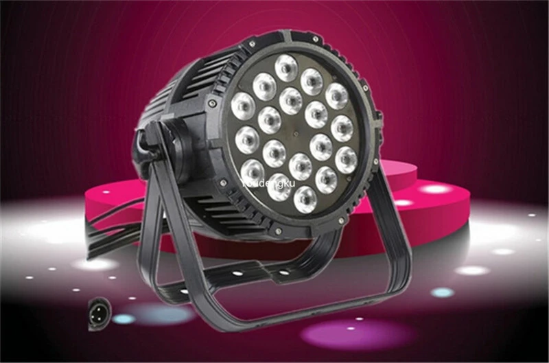 6 шт. 18x10 Вт Водонепроницаемый led par 4в1 rgbw dmx par64 свет Открытый 64 | Освещение